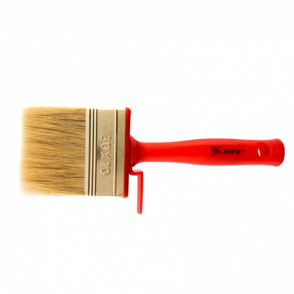 Кисть-ракля, 30 х 70 мм, натуральная щетина, пластмассовый корпус, пластмассовая ручка MTX 84120