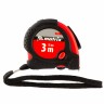 Рулетка Status Magnet fixation,3 м х 16 мм,обрезиненный корпус,зацеп с магнитом Matrix 31019