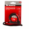 Рулетка Status Magnet fixation,3 м х 16 мм,обрезиненный корпус,зацеп с магнитом Matrix 31019