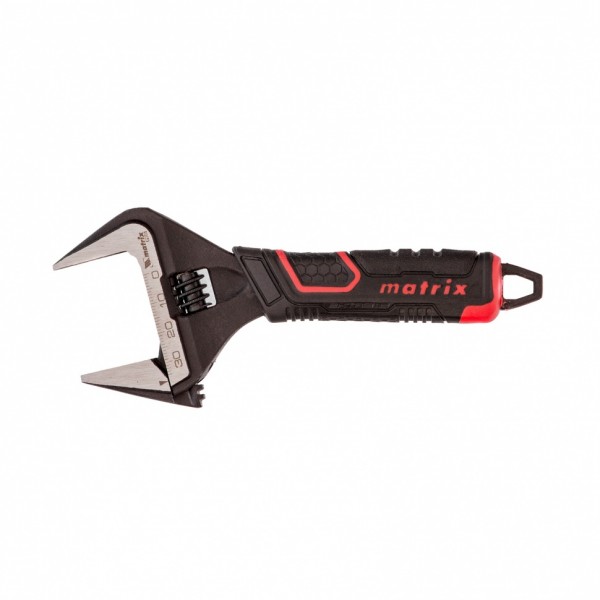 Ключ разводной, тонкие губки, фосфатированный, двухкомпонентная рукоятка, 150 мм, PRO Matrix 15576