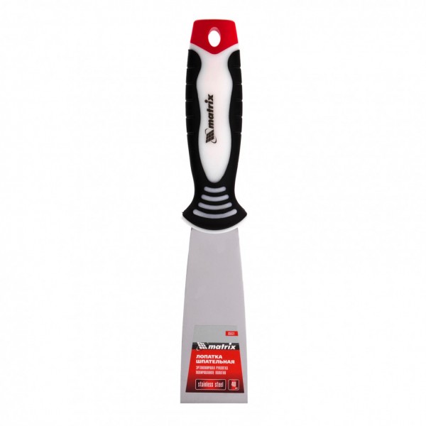 Шпательная лопатка из нержавеющей стали, 40 мм, трехкомпонентная ручка Matrix 85531
