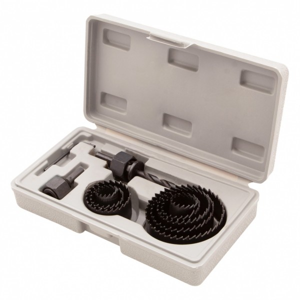 Набор кольцевых пил по дереву, 19-64 мм, 11 предметов Matrix 70473