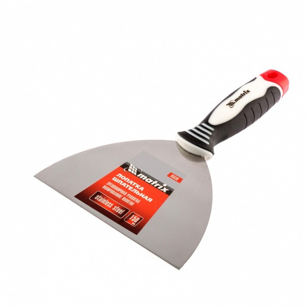 Шпательная лопатка из нержавеющей стали, 150 мм, трехкомпонентная ручка Matrix 85538