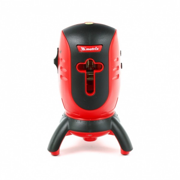 Уровень лазерный ML01T, дальность 10 м, точность ± 0,5 мм, / 1 м, длина волны 650 нм, проекция 1 вертикальная 1 горизонтальная плоскость, резьба под штатив 5/8 Matrix 35065