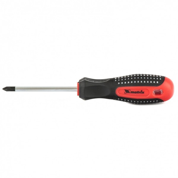 Отвертка Fusion, PH1 х 75 мм, CrV, трехкомпонентная рукоятка Anti slip Matrix 11440