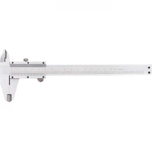 Штангенциркуль, 150 мм, цена деления 0.02 мм, металлический, с глубиномером Matrix 316315