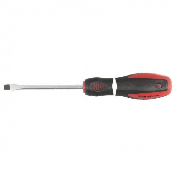 Отвертка Era, SL6 х 100 мм, CrV, трехкомпонентная рукоятка Matrix 12082