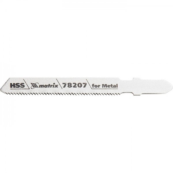 Полотна для электролобзика по металлу, 3 шт, T118A, 50 х 1.2 мм, HSS Matrix Professional 78207
