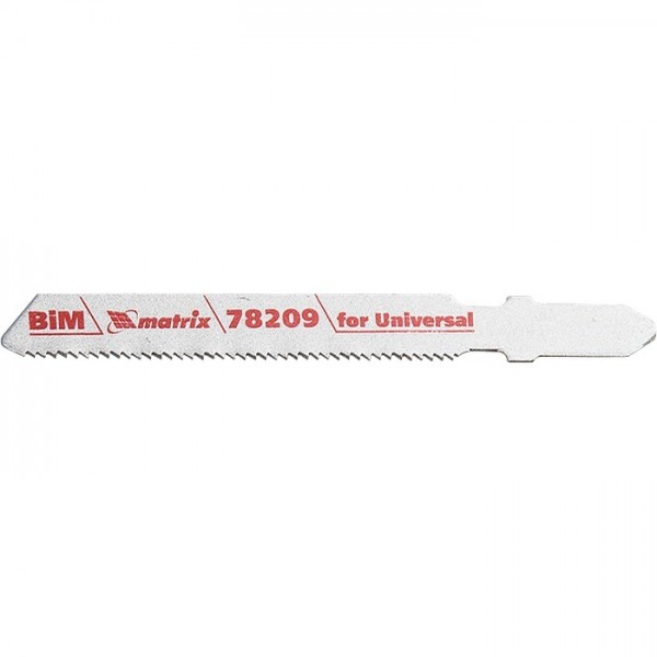 Полотна для электролобзика по металлу, 3 шт, T118AF, 55 х 1.2 мм, Bimetal Matrix Professional 78209