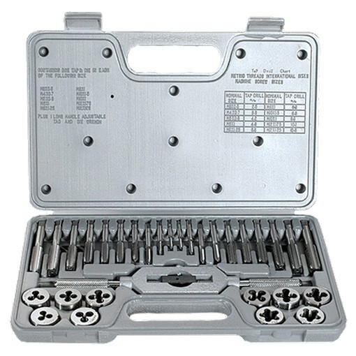 Набор метчиков и плашек М3-М12, 31 предмет Matrix 77337