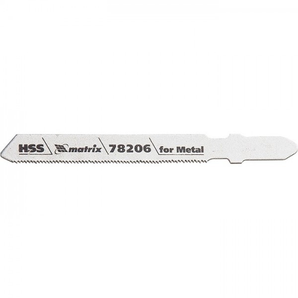 Полотна для электролобзика по металлу, 3 шт, T118G, 50 х 0.8 мм, HSS Matrix Professional 78206
