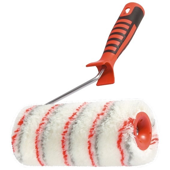 Валик Нейлон Люкс с двухкомпонентной ручкой, 250 мм, ворс 18 мм, D 48 мм, D ручки 6 мм, полиамид Matrix 80653