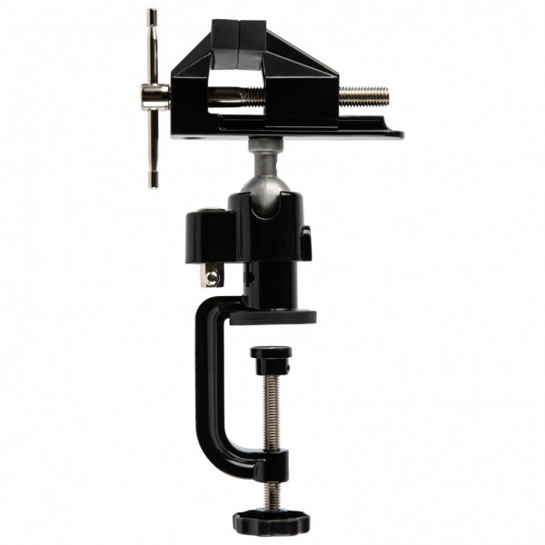 Тиски настольные, многофункциональные, сменная насадка, хомут для дрели, шарнирный механизм, 70 мм Matrix 18508
