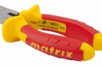 Длинногубцы изогнутые Insulated, 160 мм, двухкомпонентные рукоятки Matrix Professional 17472