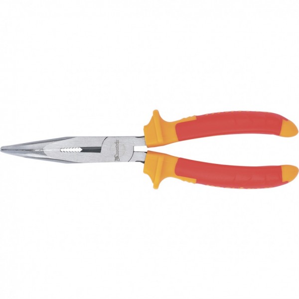 Длинногубцы изогнутые Insulated, 200 мм, двухкомпонентные рукоятки Matrix Professional 17474