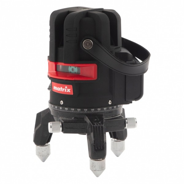 Лазерный уровень ML 06 Green, 30 м, 520 нм, аккумулятор Li 2800 мАч, резьба 5/8 Matrix 35067