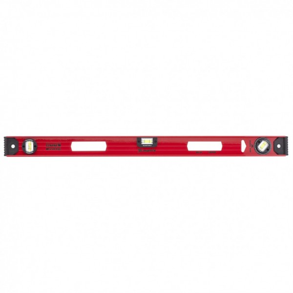 Уровень алюминиевый Рельс, 800 мм, 3 глазка, усиленный Matrix 34008