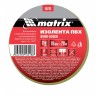 Изолента ПВХ, 19 мм х 20 м, желто-зеленая, 150 мкм Matrix 88783