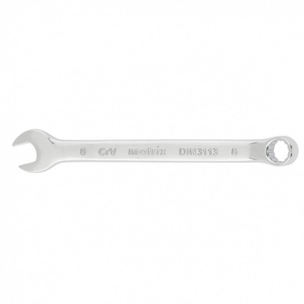 Ключ комбинированный, 9 мм, CrV, полированный хром Matrix 15153