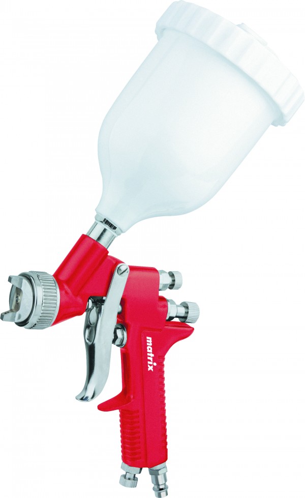 Краскораспылитель HP пневмат. с верхним бачком V= 0,6 л, сопло диаметром 1.7 мм Matrix 57321