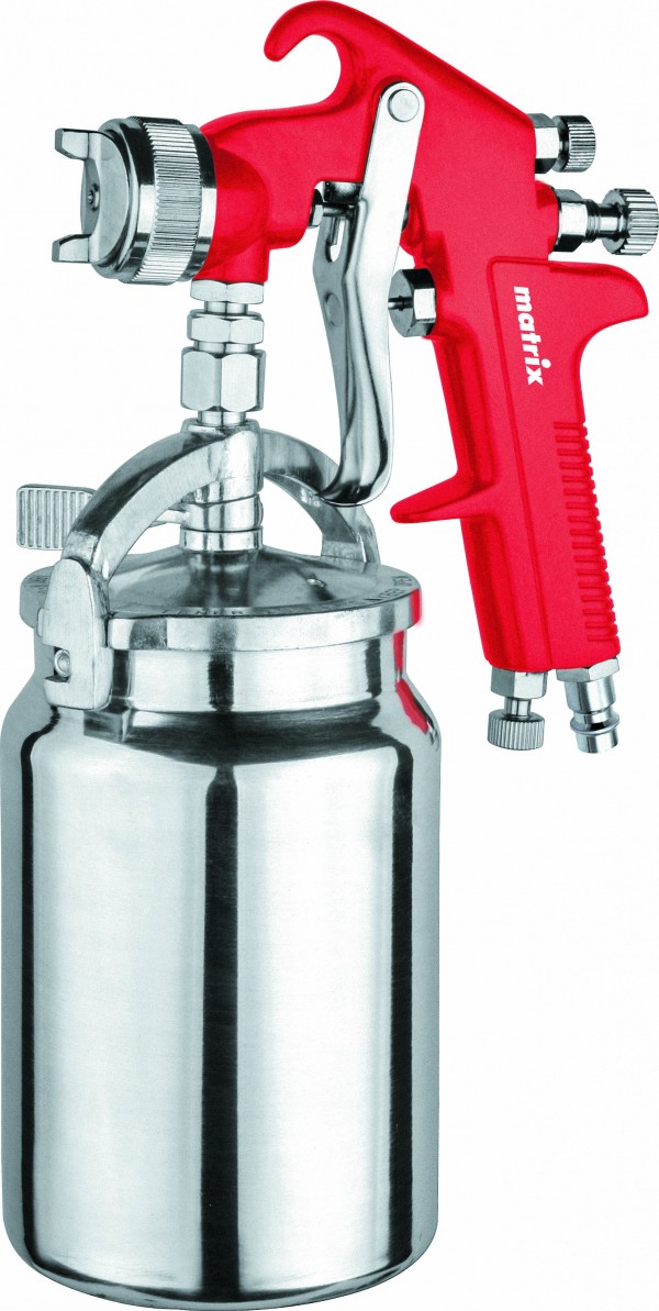 Краскораспылитель HP пневмат. с нижним бачком V= 1 л, сопло диаметром 1.8 мм Matrix 57323