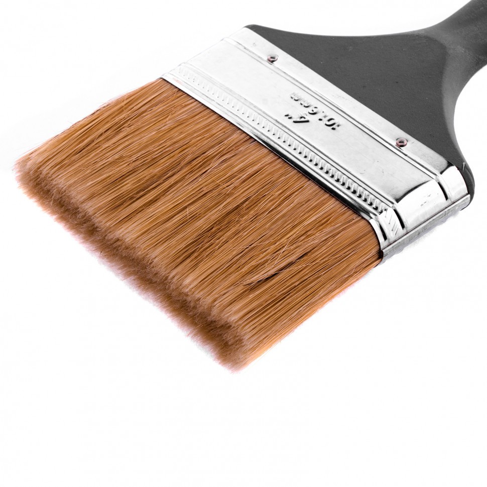 Кисть плоская Евро 4, натуральная щетина, пластмассовая ручка MTX 83067 ...