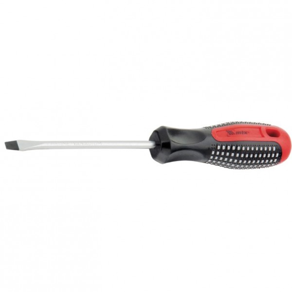 Отвертка Fusion, SL6 х 200 мм, CrV, трехкомпонентная рукоятка Anti slip Matrix 11418