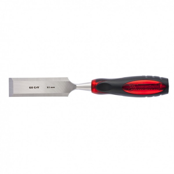 Долото-стамеска Тигровый глаз, 32 мм, двухкомпонентная обрезиненная рукоятка Matrix 24521