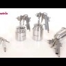 Краскораспылитель пневматический с нижним бачком V 1, 0 л, сопло D 1.2, 1.5 и 1.8 мм Matrix 57316