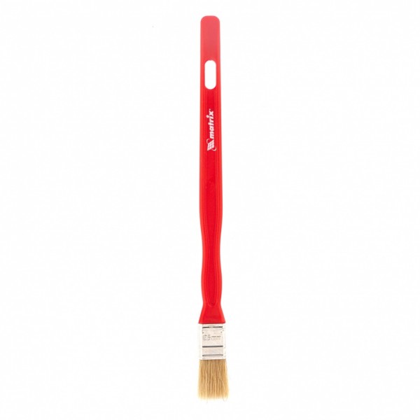 Кисть флейцевая удлиненная, 25 x 10, натуральная щетина, пластиковая ручка Matrix 83400