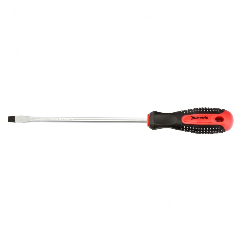 Отвертка Fusion, SL8 х 200 мм, CrV, трехкомпонентная рукоятка Anti slip Matrix 11426
