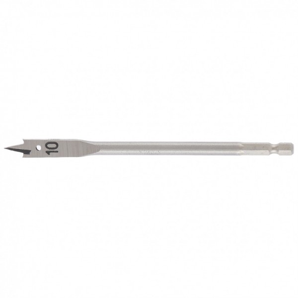 Сверло по дереву перовое, 10 мм шестигранный хвостовик Matrix 70404