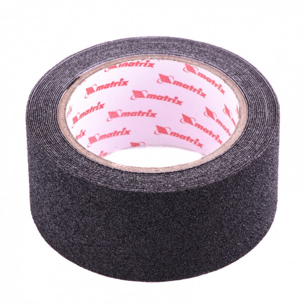 Лента клейкая противоскользящая, черная 50 мм x 5 м Matrix 88707