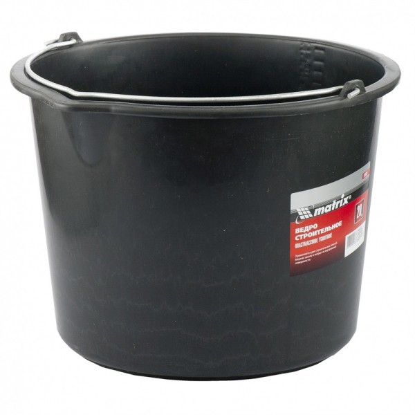 Ведро строительное пластмассовое 20 л, усиленное Matrix 81439