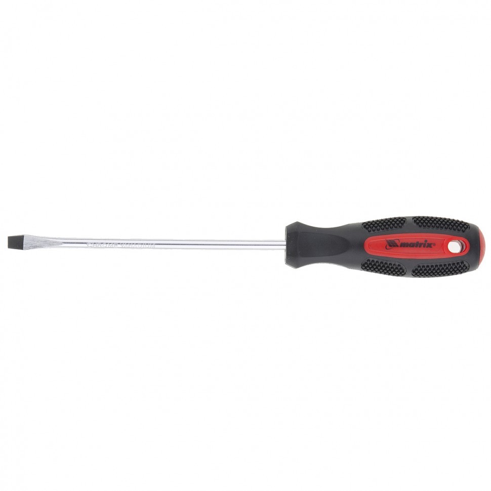 Отвертка Anti-Slip, SL6 х 150 мм, CrV, двухкомпонентная рукоятка Matrix 12222