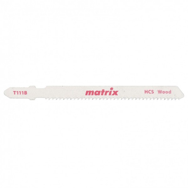 Полотна для электролобзика по дереву, 3 шт, T111B, 75 x 2 мм, HCS Matrix 78225
