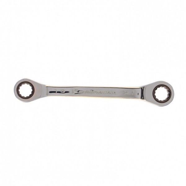 Ключ накидной трещоточный, 13 x 14 мм, CrV, зеркальный хром Matrix 14506