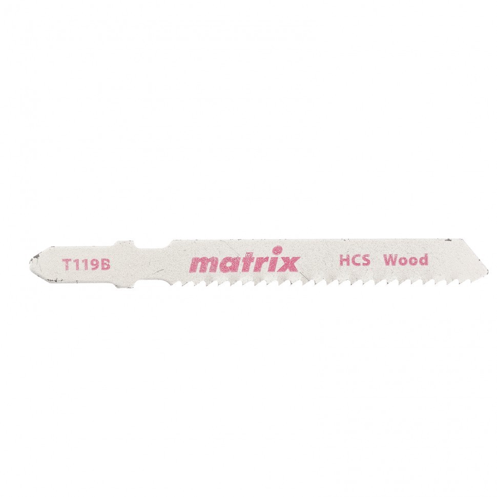 Полотна для электролобзика по дереву, 3 шт, T119B, 50 x 2 мм, HCS Matrix 78228