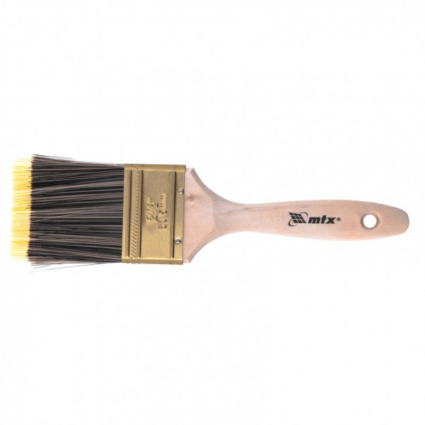Кисть плоская Golden 2.5, искусственная щетина, деревянная ручка Mtx 83224
