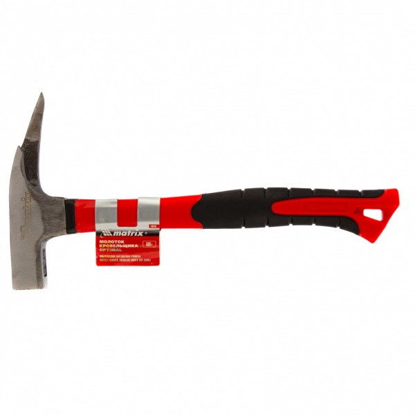 Молоток кровельщика optimal, 600 г, фибергласовая обрезиненная рукоятка Matrix 10626