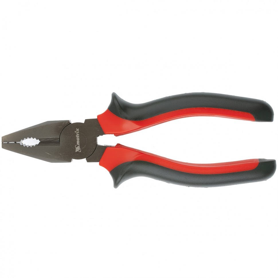 Плоскогубцы комбинированные Black Nickel, 160 мм, двухкомпонентные рукоятки Matrix 16978