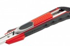 Нож, 9 мм, выдвижное лезвие Quick blade металлическая направляющая, двойная фиксация, эргономичная двухкомпонентная рукоятка Matrix 78934