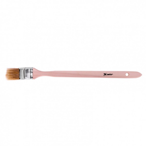 Кисть радиаторная 1.5, натуральная щетина, деревянная ручка MTX 83843