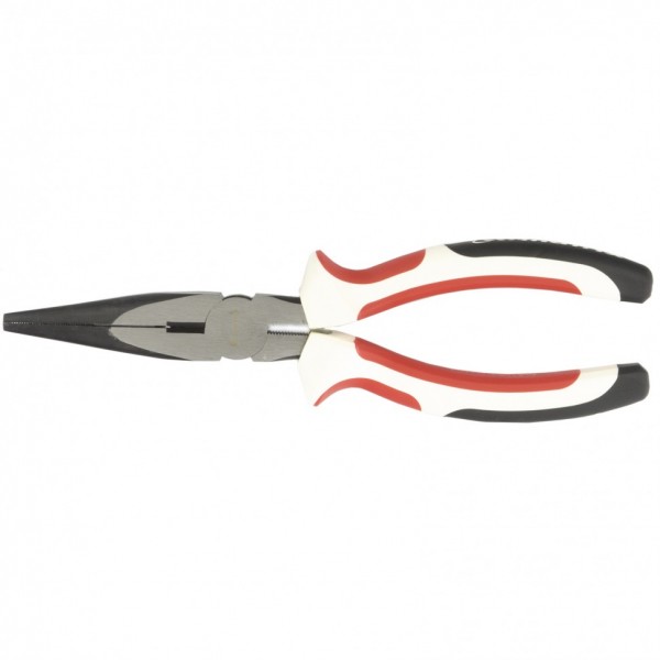 Длинногубцы прямые Premium, 200 мм, трехкомпонентные рукоятки Matrix 17187