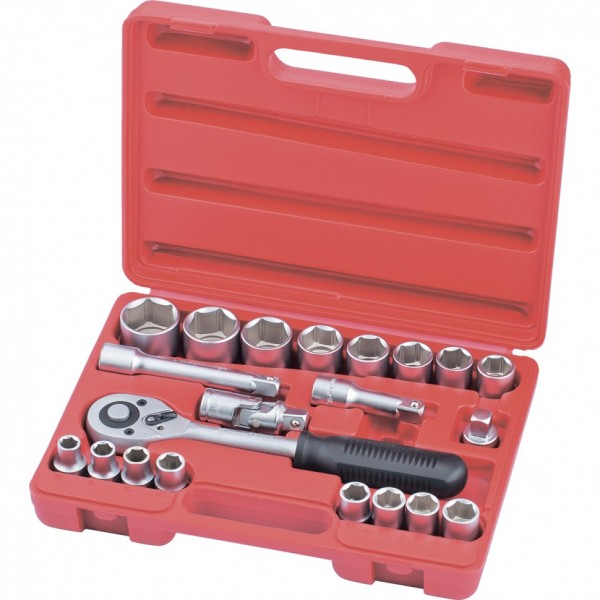 Набор слесарно-монтажный с квадратом 1/2, 21 предмет Matrix 13521