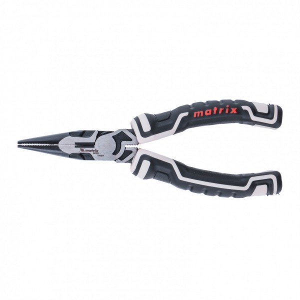 Длинногубцы прямые 165 мм, усиленная система, Pro Matrix 17197