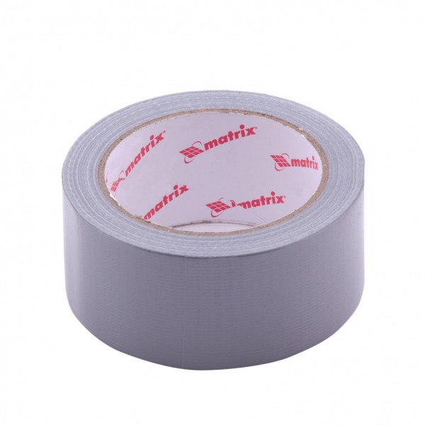 Лента армированная, влагостойкая, 48 мм х 25 м, серебристая Matrix 89068