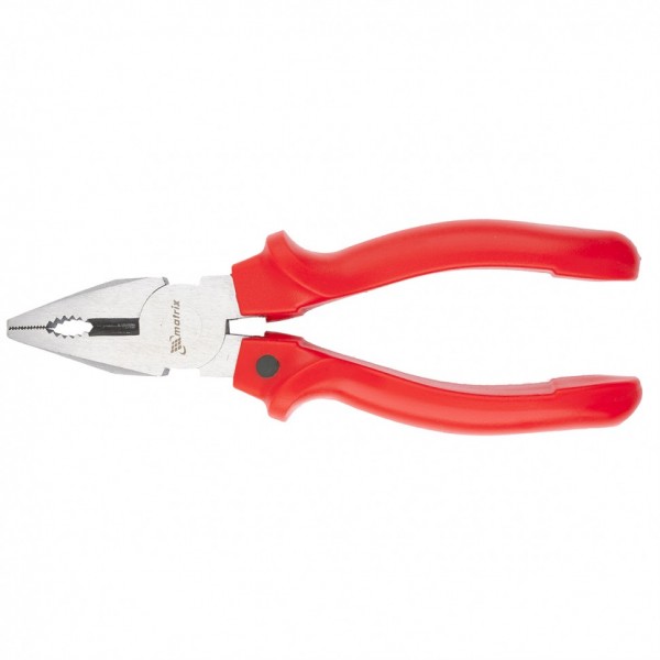 Плоскогубцы комбинированные Standard, 200 мм, шлифованные, пластмассовые рукоятки Matrix 16974