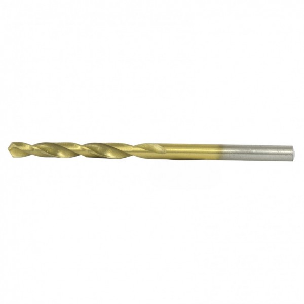 Сверло по металлу, 4.2 мм, HSS, нитридтитановое покрытие, цилиндрический хвостовик Matrix 717420