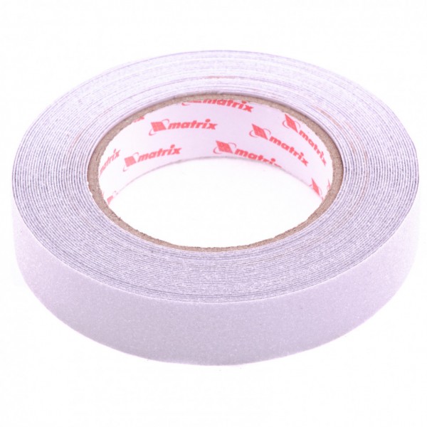 Лента клейкая противоскользящая, прозрачная 25 мм x 10 м Matrix 88714